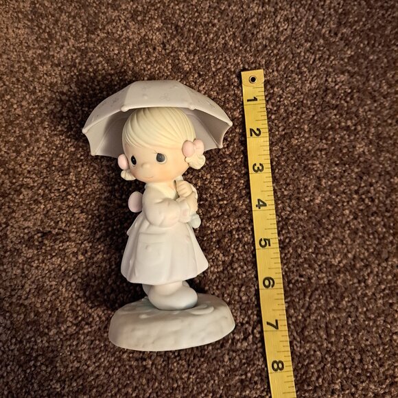 NWT Vtg Retired Precious Moments Figurine April 1987 Enesco Samuel J Butcher - Picture 3 of 8